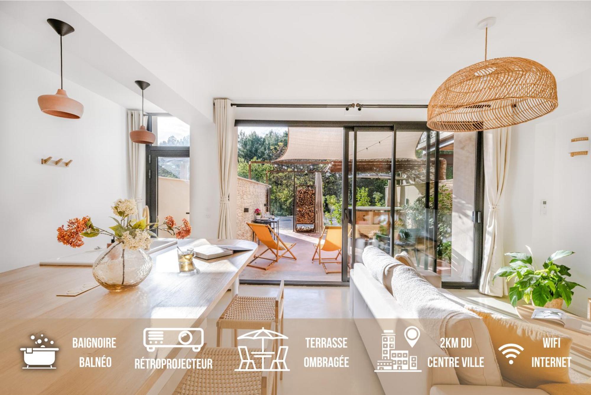 Hermes - Appartement Avec Jacuzzi Scandinave Nyons Exterior foto